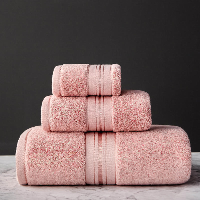 Luxury Pure Cotton Bath Towel Set - Premium Comfort for Home and Spa