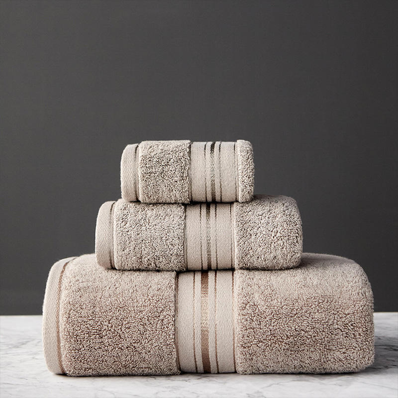 Luxury Pure Cotton Bath Towel Set - Premium Comfort for Home and Spa