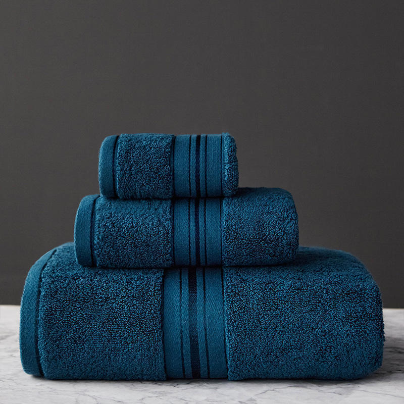 Luxury Pure Cotton Bath Towel Set - Premium Comfort for Home and Spa