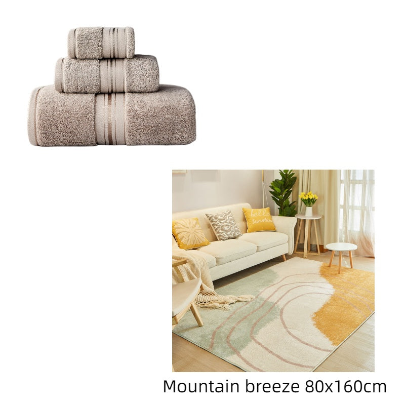 Luxury Pure Cotton Bath Towel Set - Premium Comfort for Home and Spa