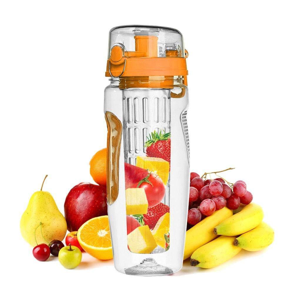 1L BPA-Free Fruit Infuser Water Bottle – Leak-Proof Sports & Juice Shaker for Hydration On-the-Go