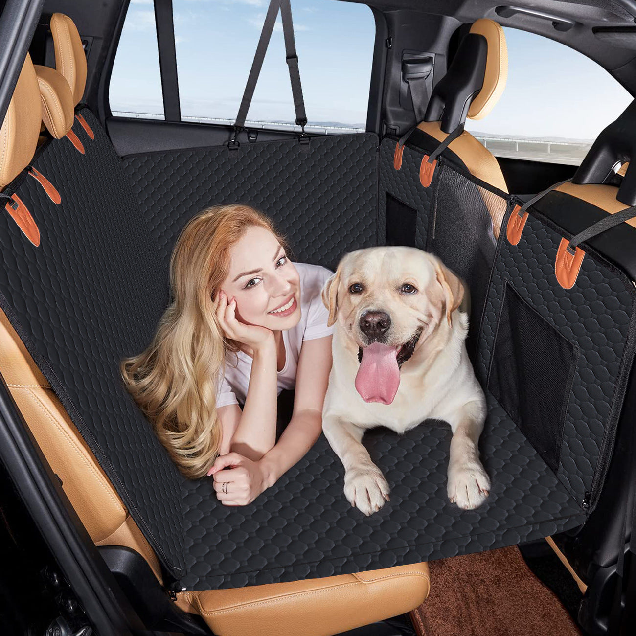 Load-bearing Lengthened Vehicle-mounted Pet Mat Travel Dog Hammock