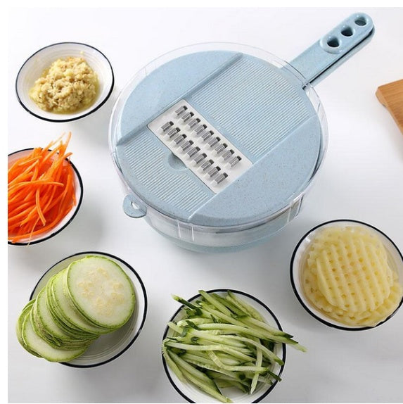 8-in-1 Multifunctional Mandoline Slicer & Vegetable Cutter Set