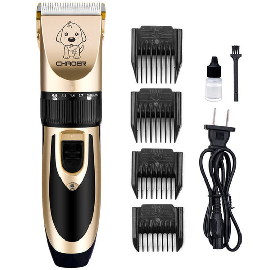 Professional Pet Dog Hair Trimmer Animal Grooming With Electric Nail Clippers Cat Cutter Machine Shaver Scissor Clipper 110-220V