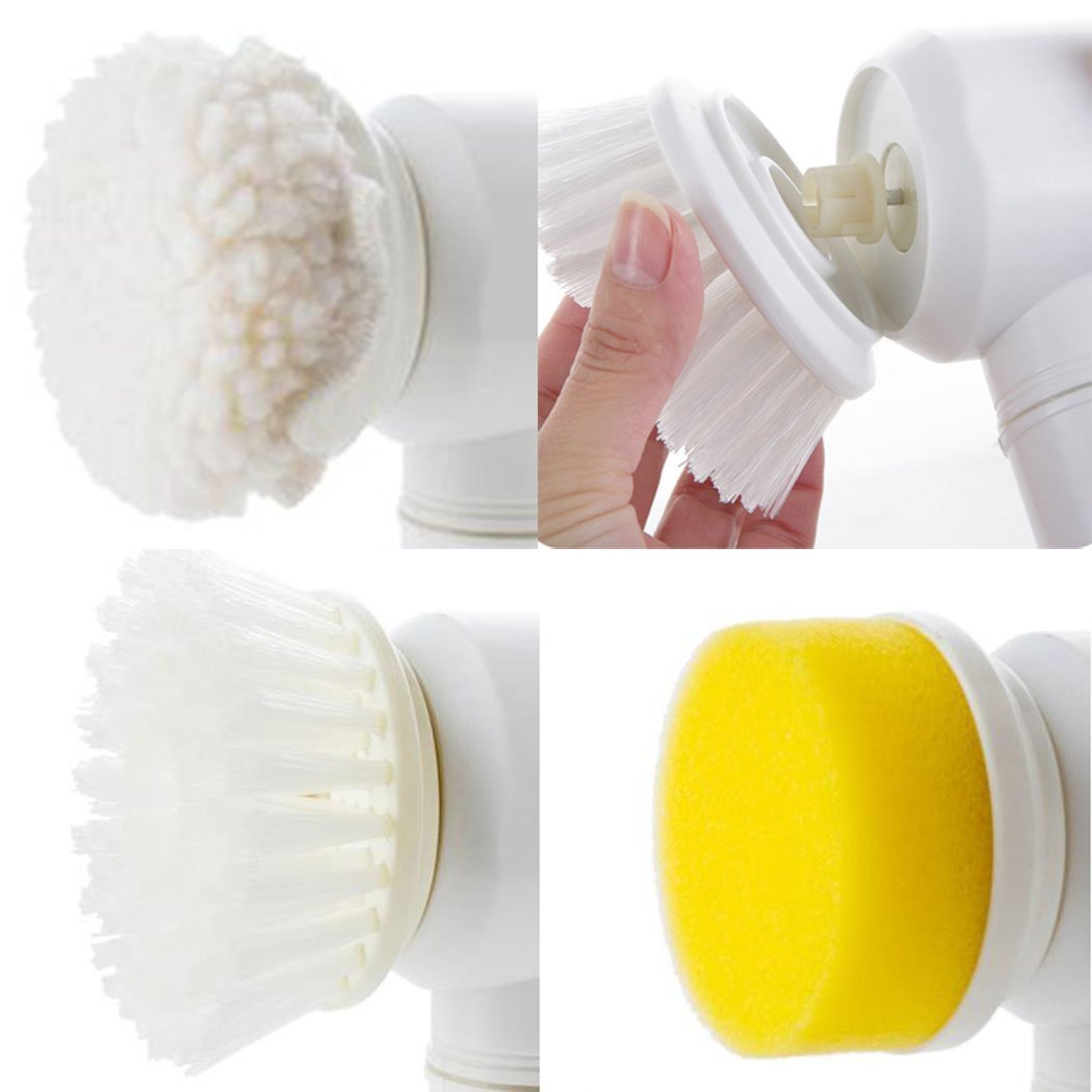 5-in-1 Electric Cleaning Brush | Magic Brush for Bathtub, Kitchen & Home Cleaning