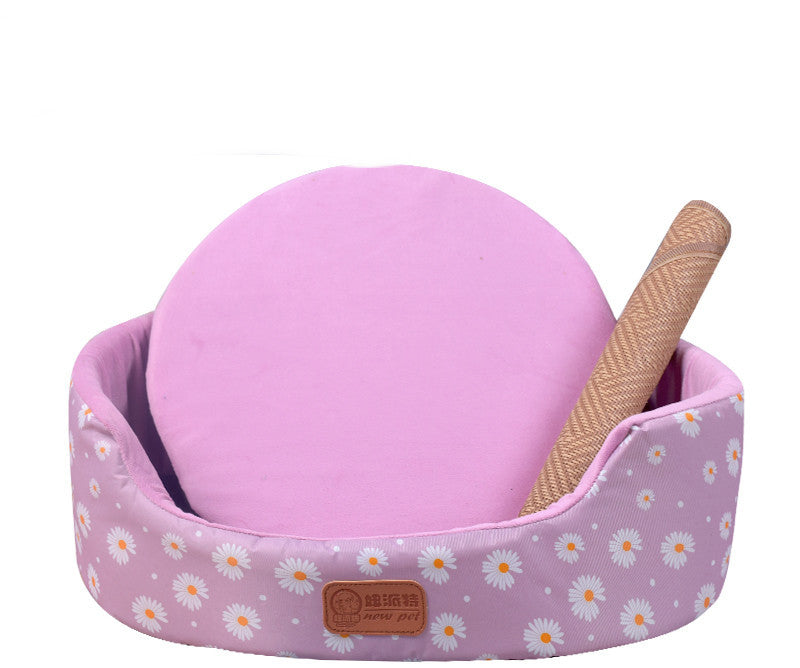 Four Seasons Universal Washable Teddy Kennel Small Dog And Cat Kennel Medium Dog Bed Pet Bed Dog Pad