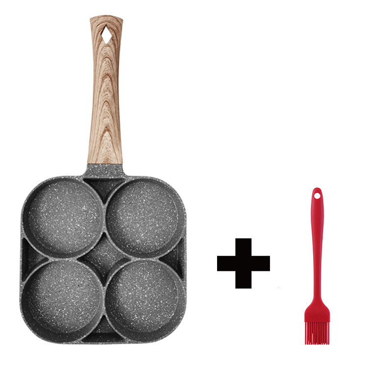 4-Hole Non-Stick Omelette Pan – Perfect for Cooking Multiple Eggs and More