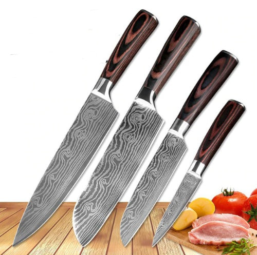 Carpenter's Special Set - 6-Piece or 8-Piece Chef Knife Set for Precision Cutting & Cooking