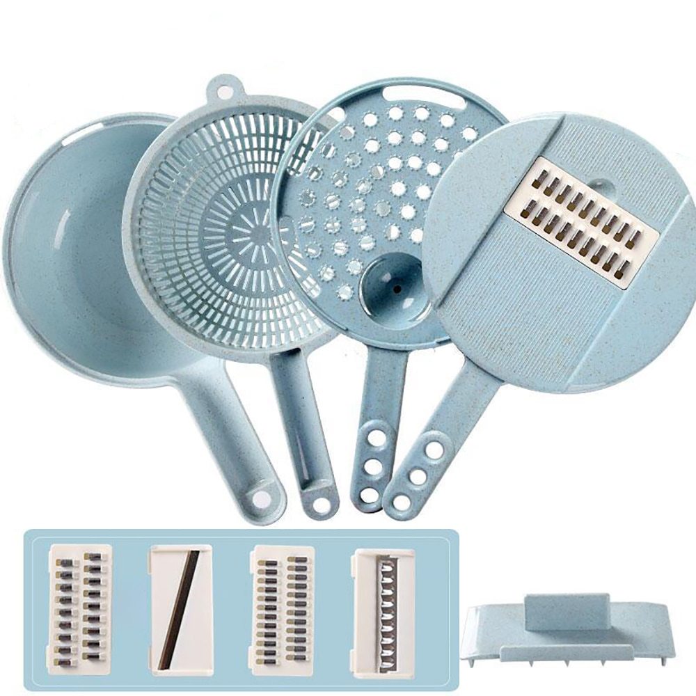 8-in-1 Multifunctional Mandoline Slicer & Vegetable Cutter Set