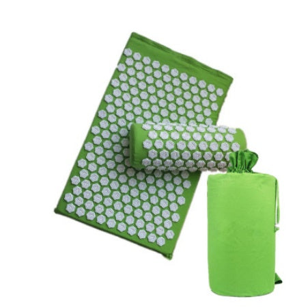 AcuRelax Lotus Yoga Mat and Pillow Set: Wellness, Massage, and Stress Relief