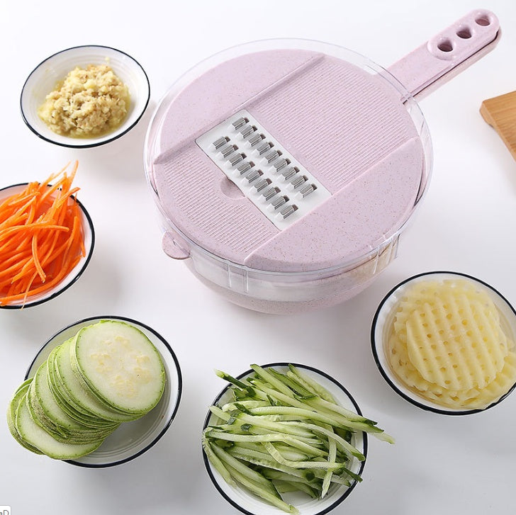 8-in-1 Multifunctional Mandoline Slicer & Vegetable Cutter Set