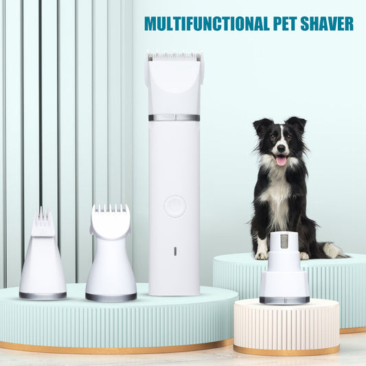 Pet Shaver And Nail Polisher Low Noise Waterproof