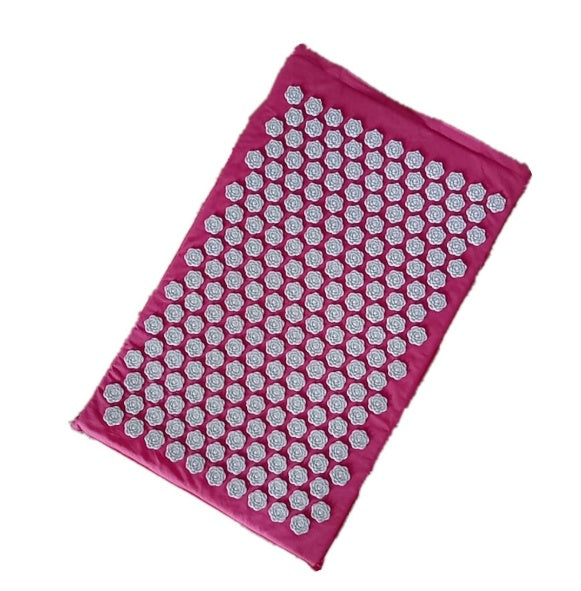 AcuRelax Lotus Yoga Mat and Pillow Set: Wellness, Massage, and Stress Relief