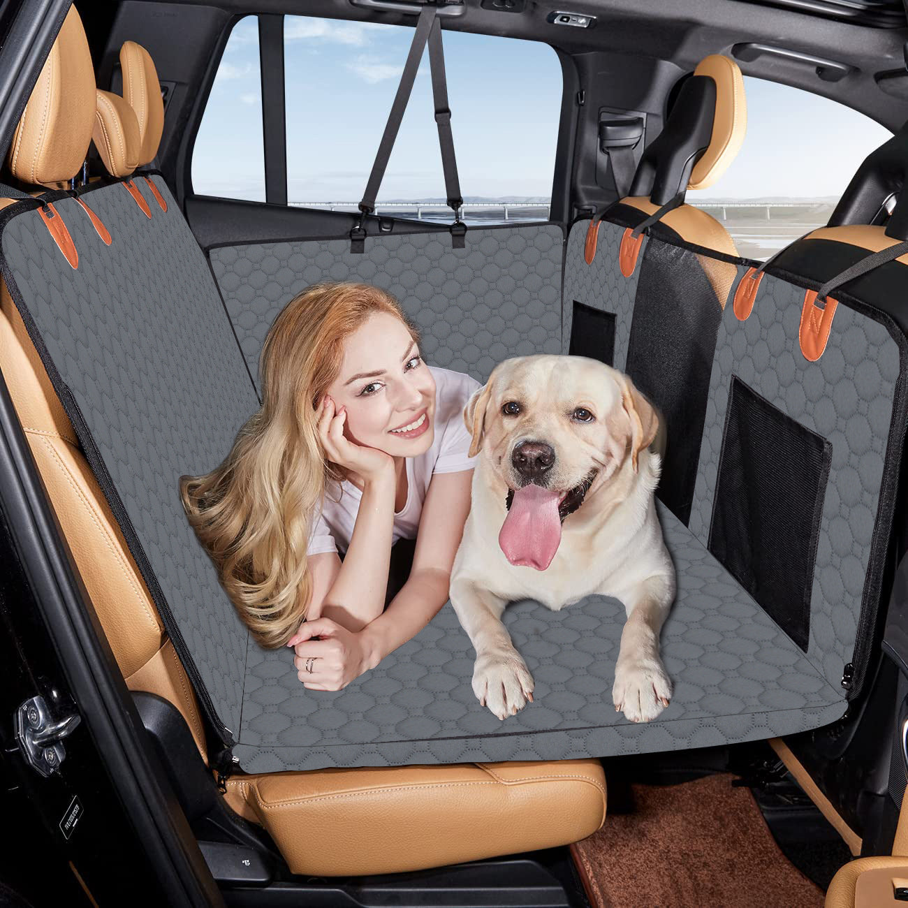 Load-bearing Lengthened Vehicle-mounted Pet Mat Travel Dog Hammock