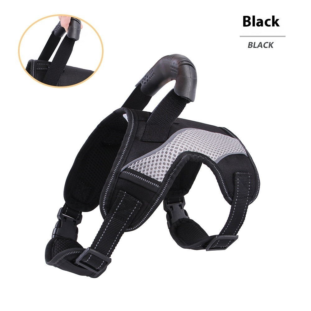 Pet Harness Medium To Large Dogs Anti-punching Breathable Dog Out Traction Chest And Back