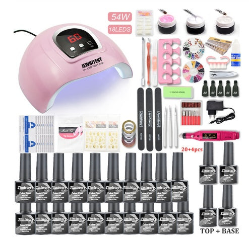 80W Professional UV LED Nail Lamp Set