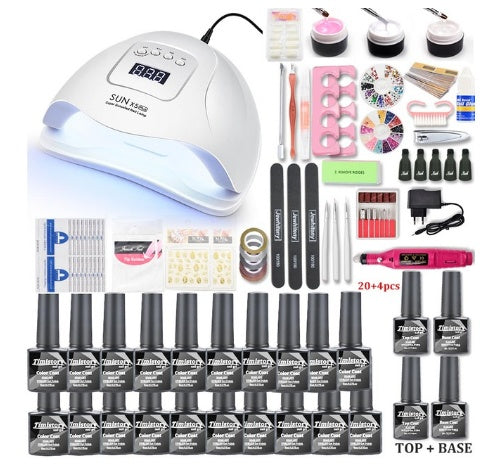 80W Professional UV LED Nail Lamp Set