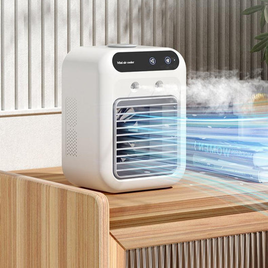 Portable 4-in-1 Air Conditioner: Fan, Cooler, Humidifier for Home, Office, and Car