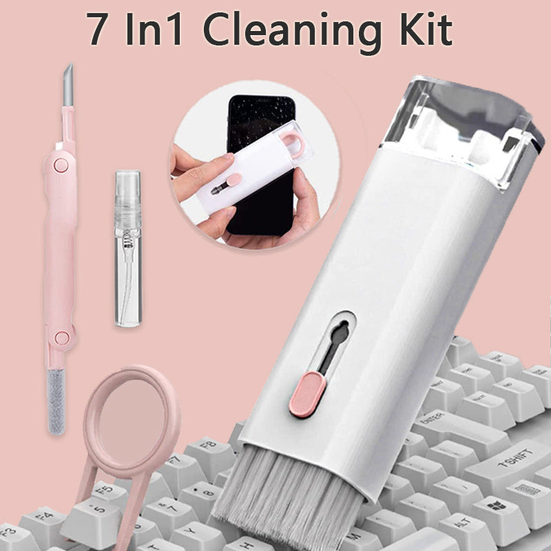 Multifunctional Bluetooth-Compatible Headset and Keyboard Cleaning Kit with Keycap Puller