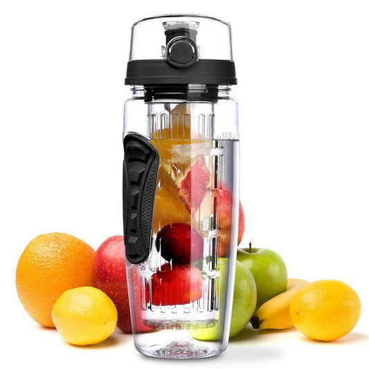 1L BPA-Free Fruit Infuser Water Bottle – Leak-Proof Sports & Juice Shaker for Hydration On-the-Go