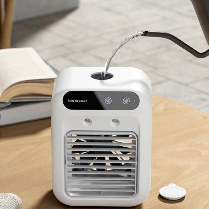 Portable 4-in-1 Air Conditioner: Fan, Cooler, Humidifier for Home, Office, and Car