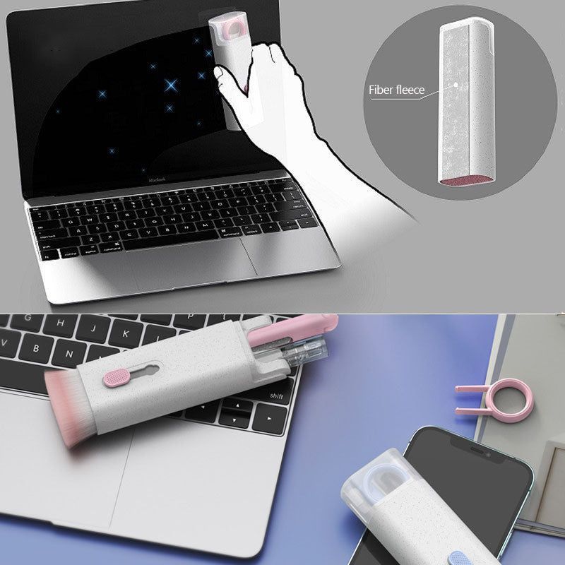 Multifunctional Bluetooth-Compatible Headset and Keyboard Cleaning Kit with Keycap Puller